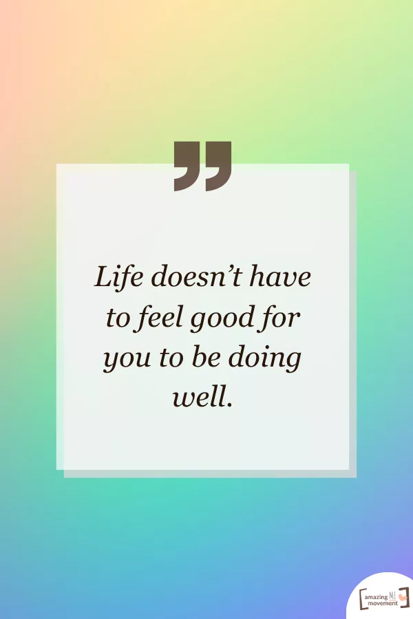 A lovely motivational quote