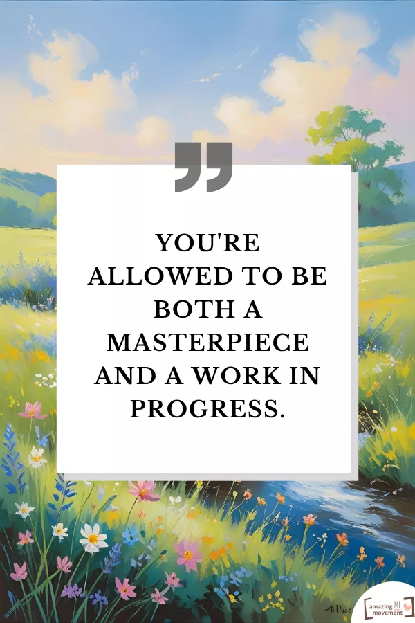 A beautiful statement about positive thoughts