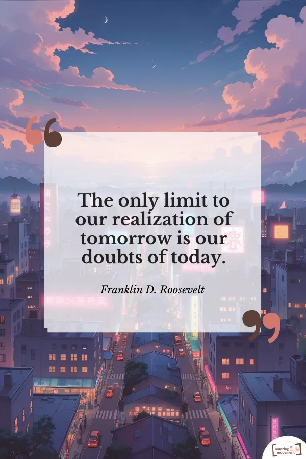 A lovely statement about strong mentality