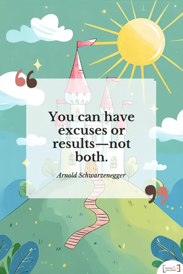 A motivational strong mind quote 