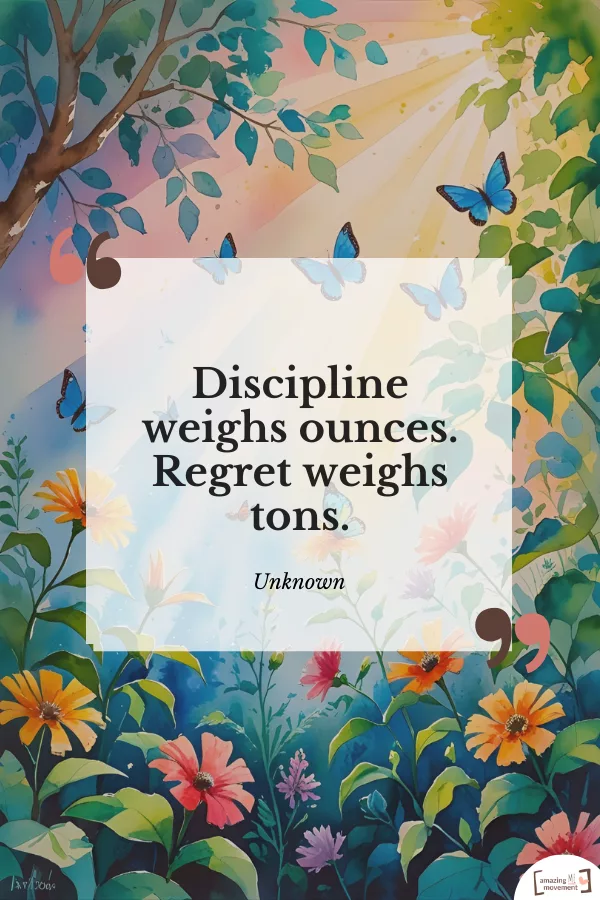 A motivational strong mind quote 