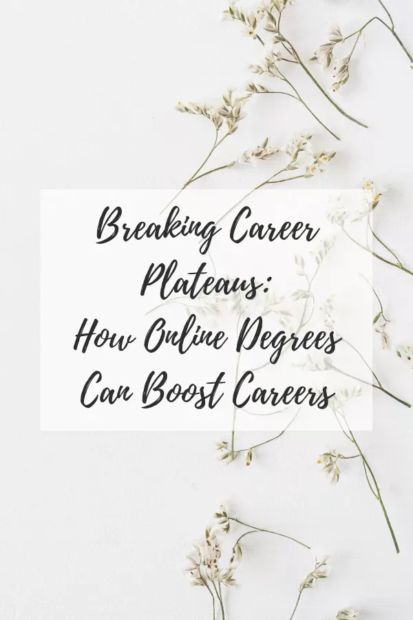 Breaking Career Plateaus: How Online Degrees Can Boost Careers