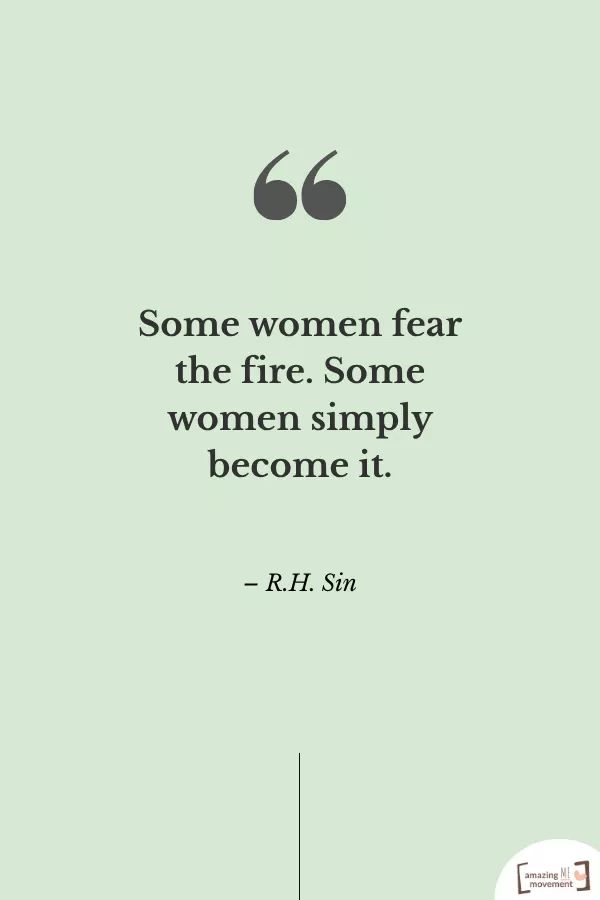 A heartfelt female power quote #FemalePower