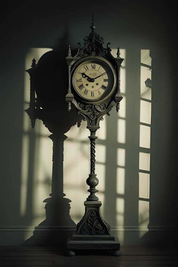 A clock on the wall