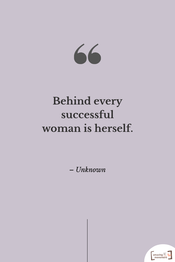 A motivational statement for female power #FemalePower