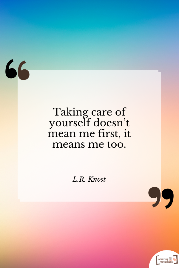 A motivatonal quote #EmotionalExhaustion