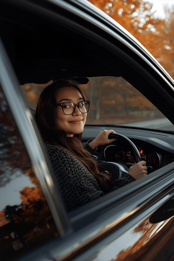 A woman having a relaxing drive during Halloween 2025 #Halloween #Halloween2025 #HappyHalloween