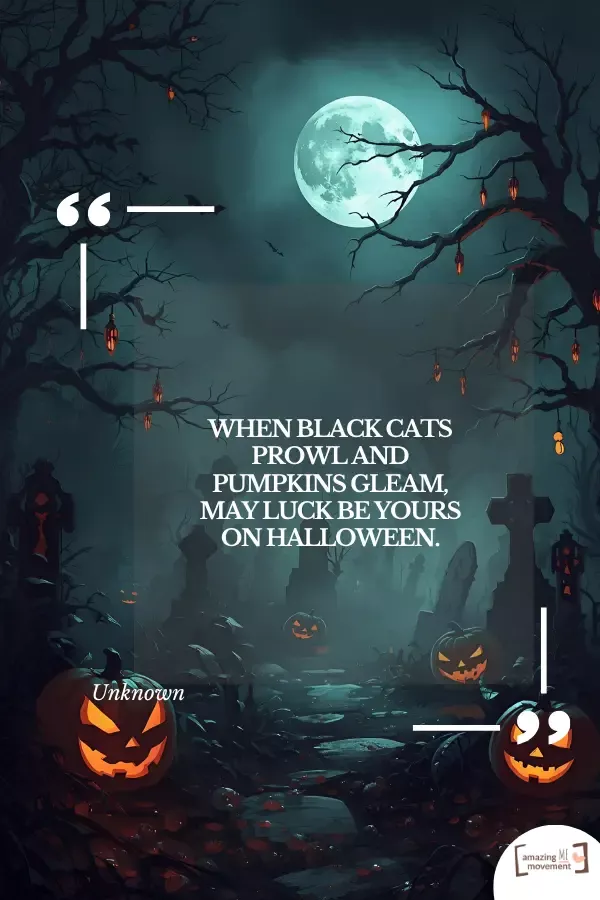 A poster for quotes about halloween