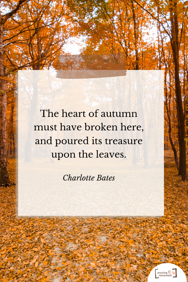 A heartfelt quote about fall #Fall #FallSeason