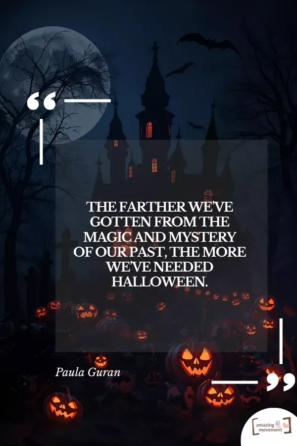 A poster for quotes about halloween