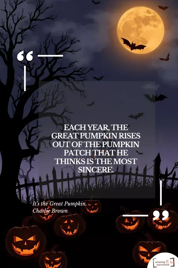 A spooky quote about halloween
