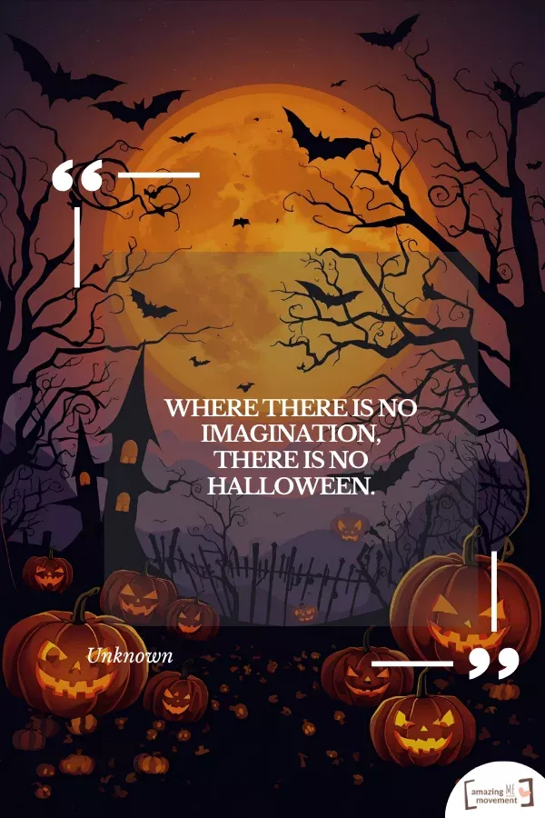 A spooky quote about halloween