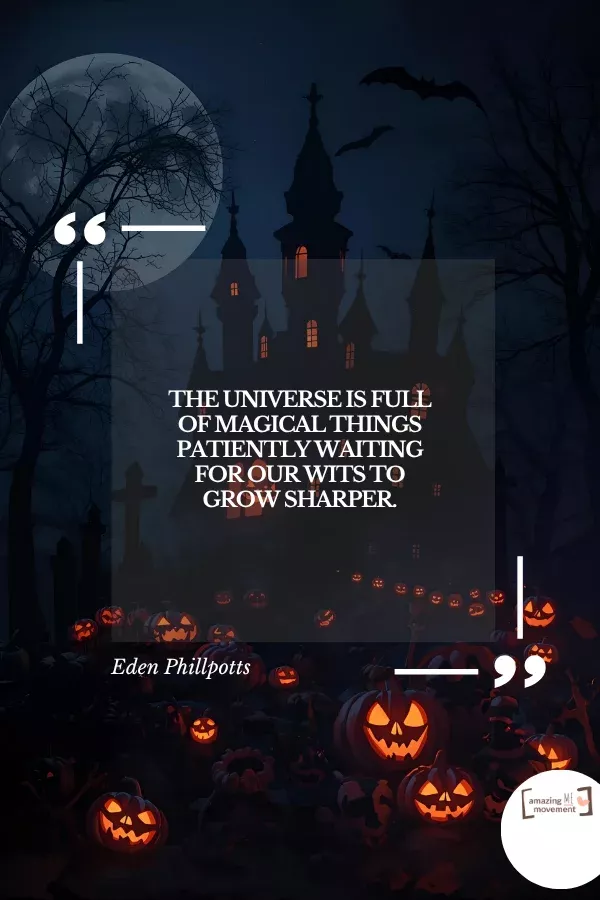 A spooky quote about halloween