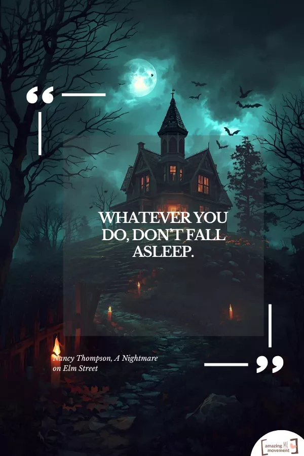 A spooky quote about halloween