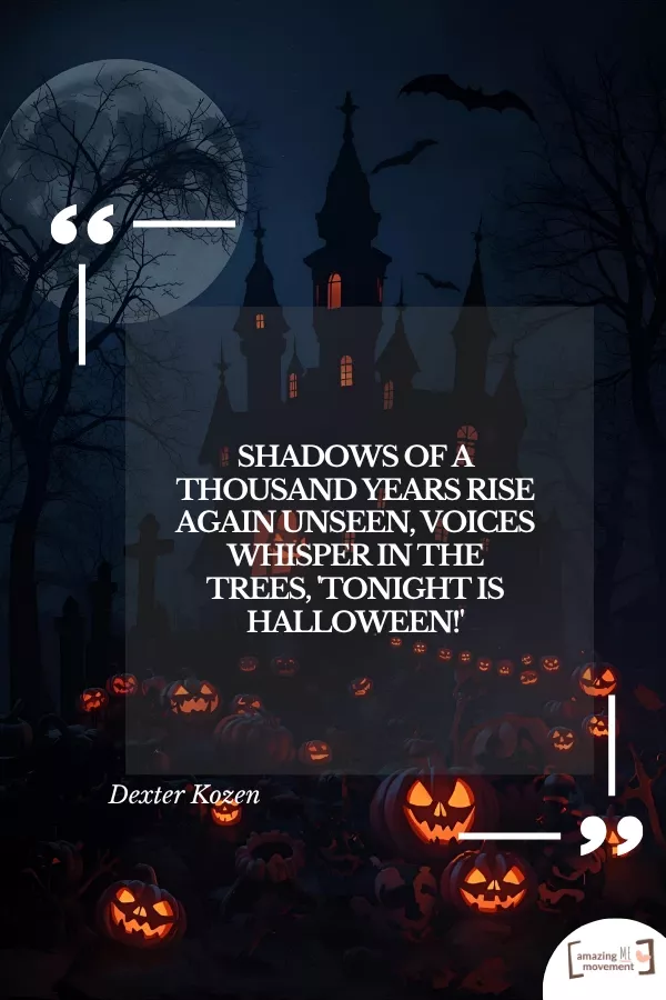A lovely statement, quotes about halloween
