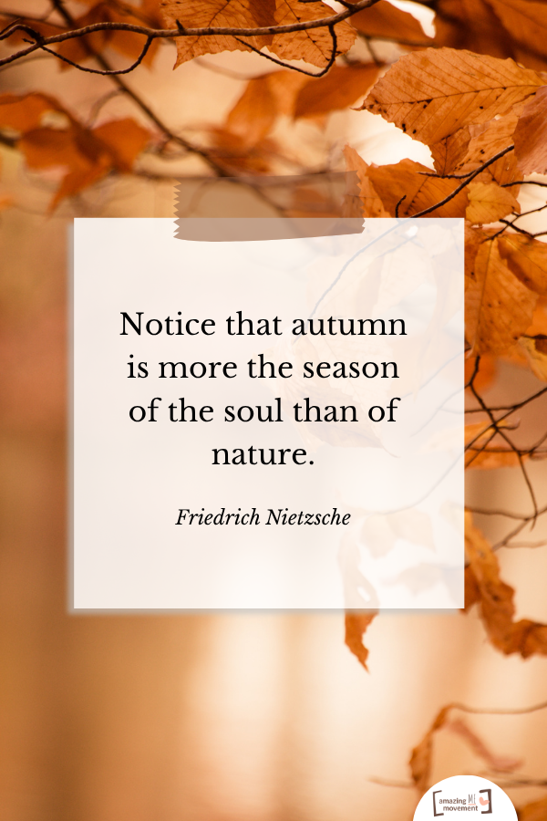 A lovely quote about fall #Fall #FallSeason