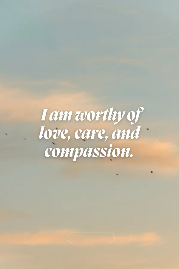 A lovely affirmation to try