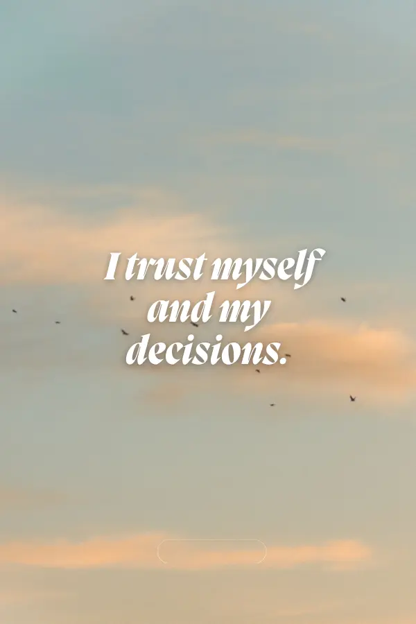 A lovely affirmation to try