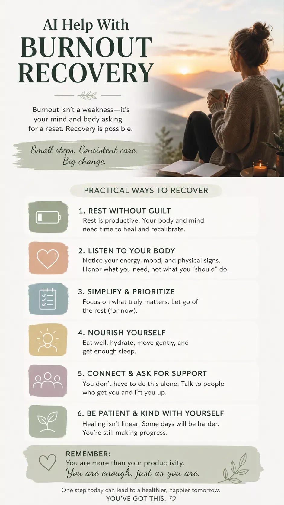 AI Help With Burnout Recovery