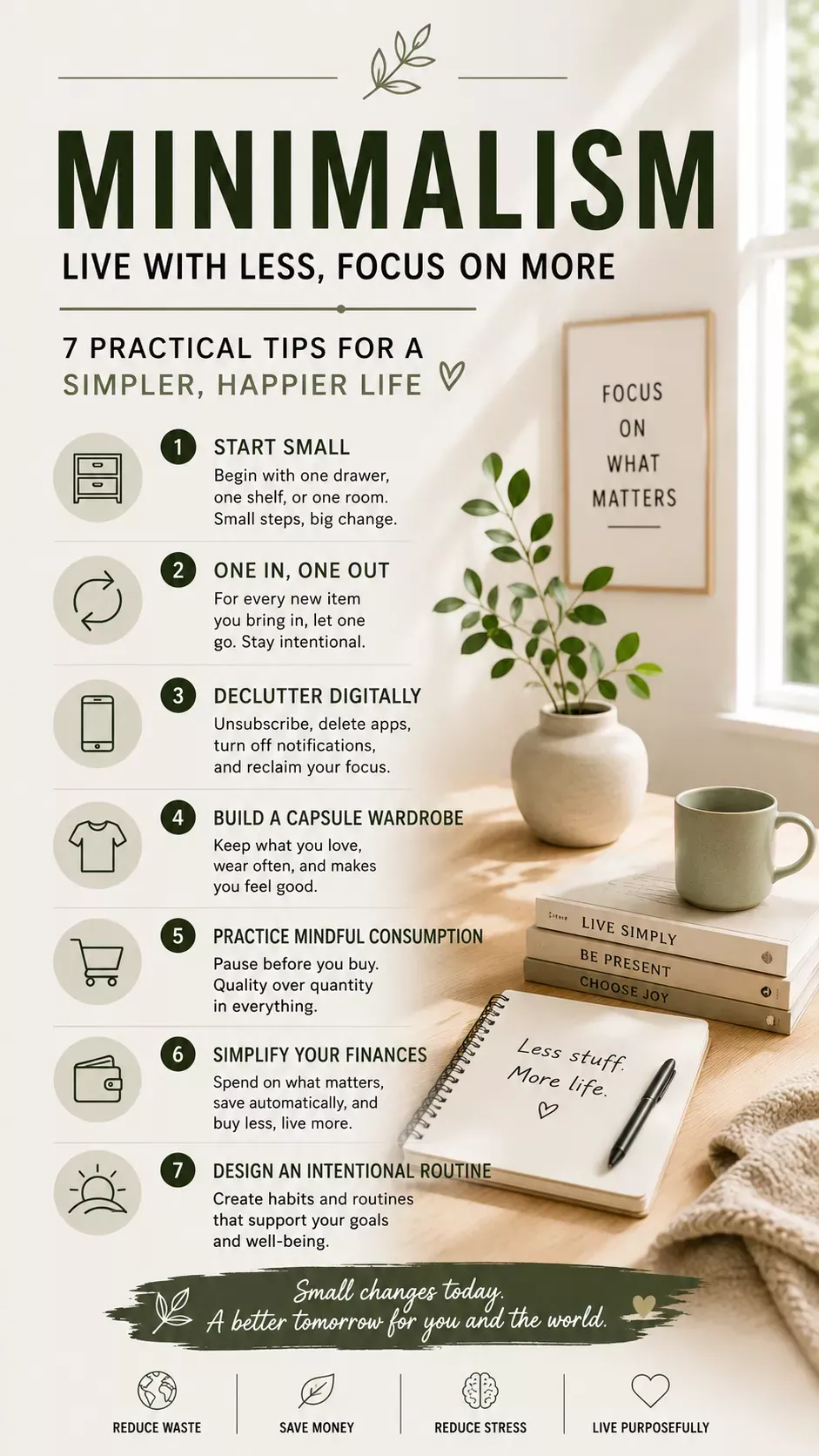 Minimalism Lifestyle Tips