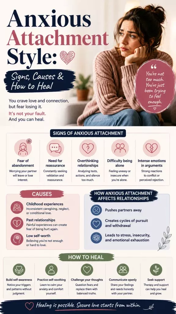 Anxious Attachment Style Signs