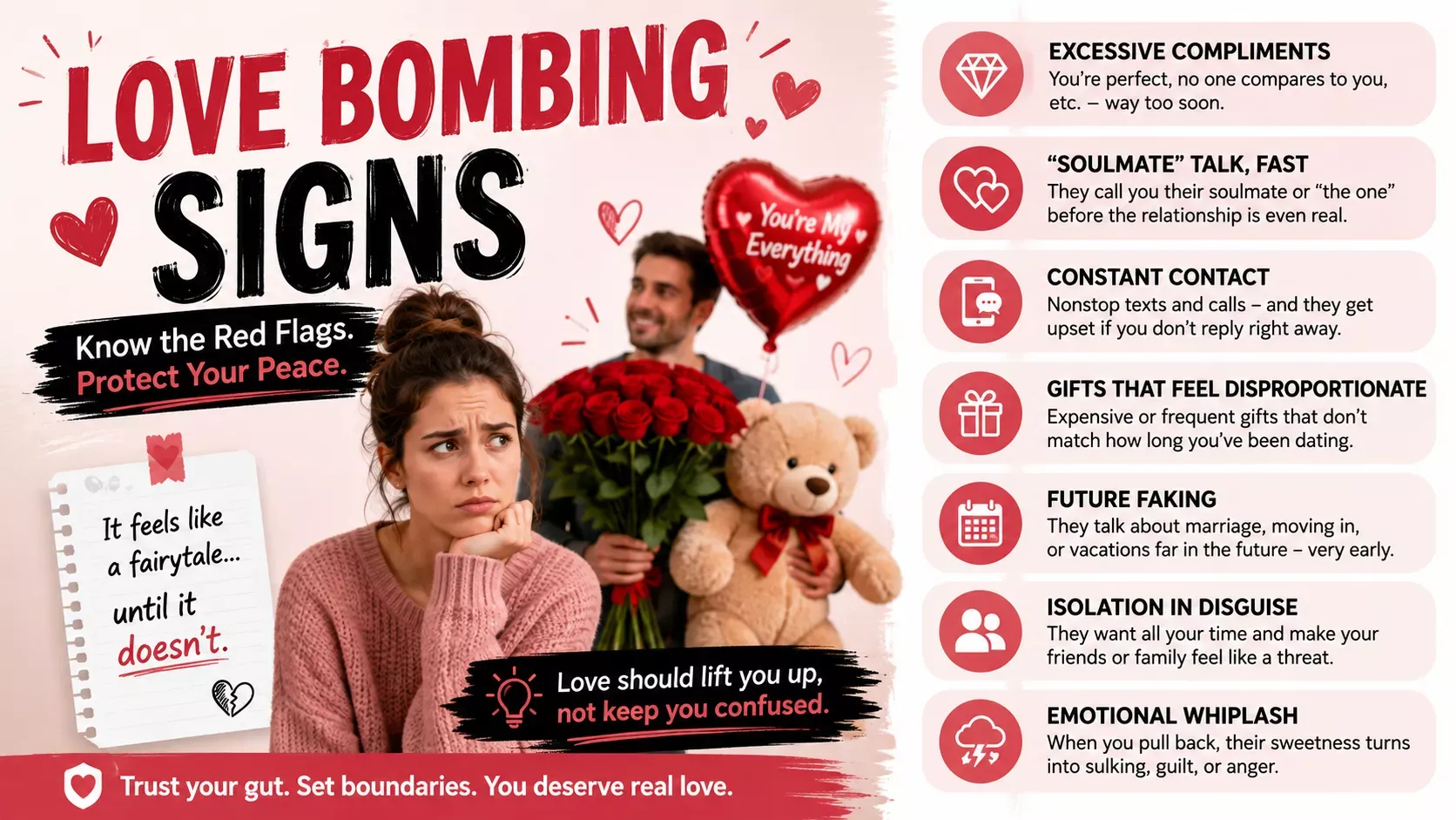 Love Bombing: Signs, Stages, and What to Do